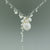 White Baroque Pearl, Cluster Cascade Necklace