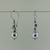 Dark Grey-blue Perfect Pearl Earring