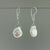 Pink Baroque Pear Pearl Earrings