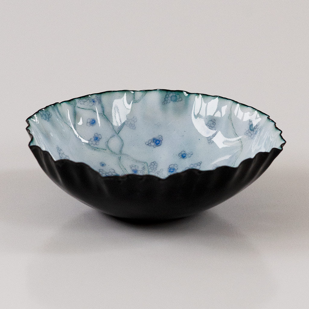 Landscape Bowl, Sapphire Blueberries Under Water