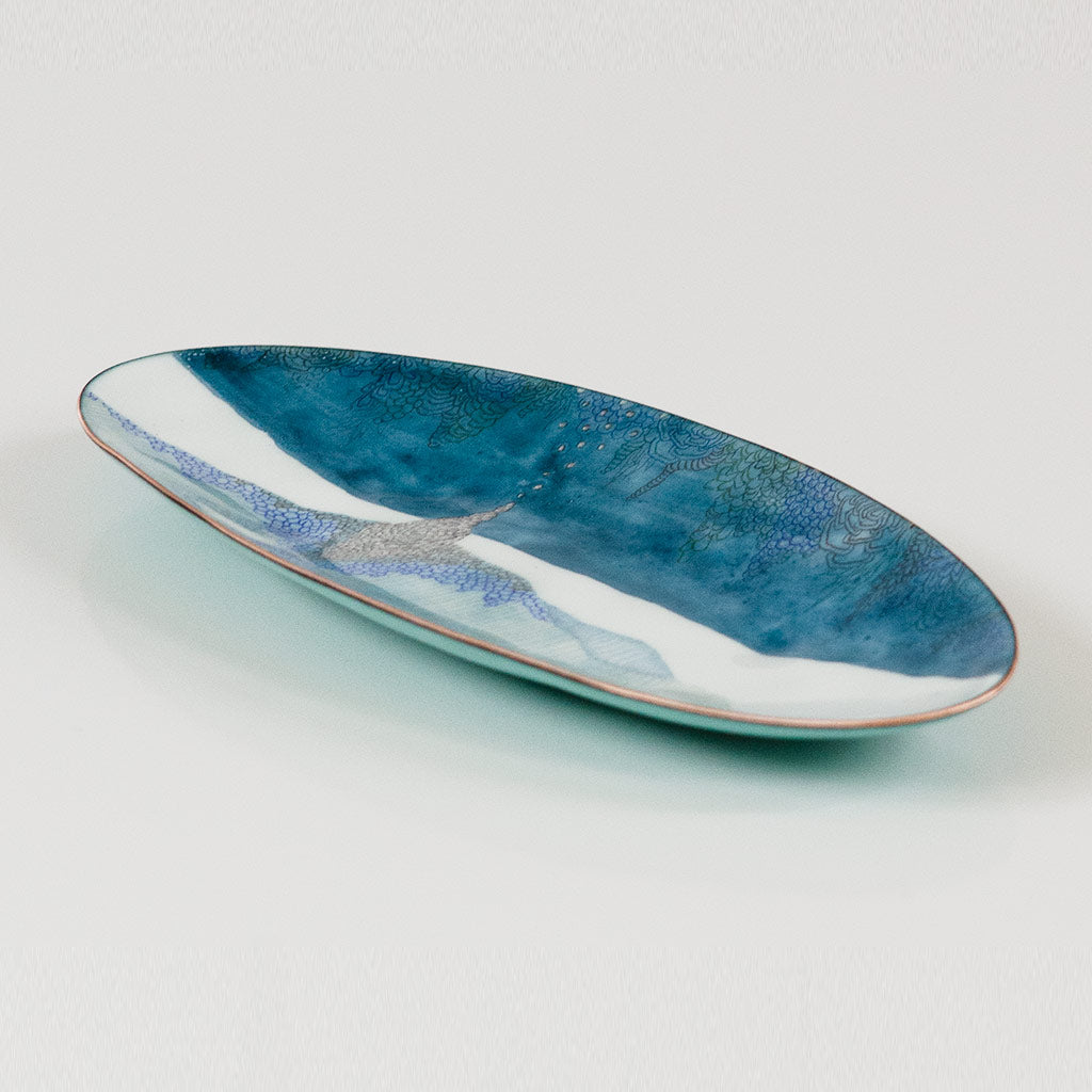 Landscape Bowl, Long Oval Seascape