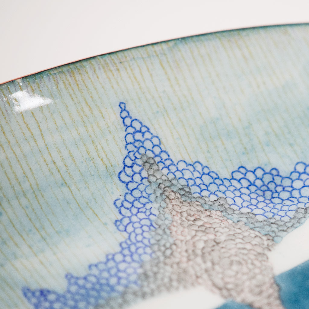Landscape Bowl, Long Oval Seascape