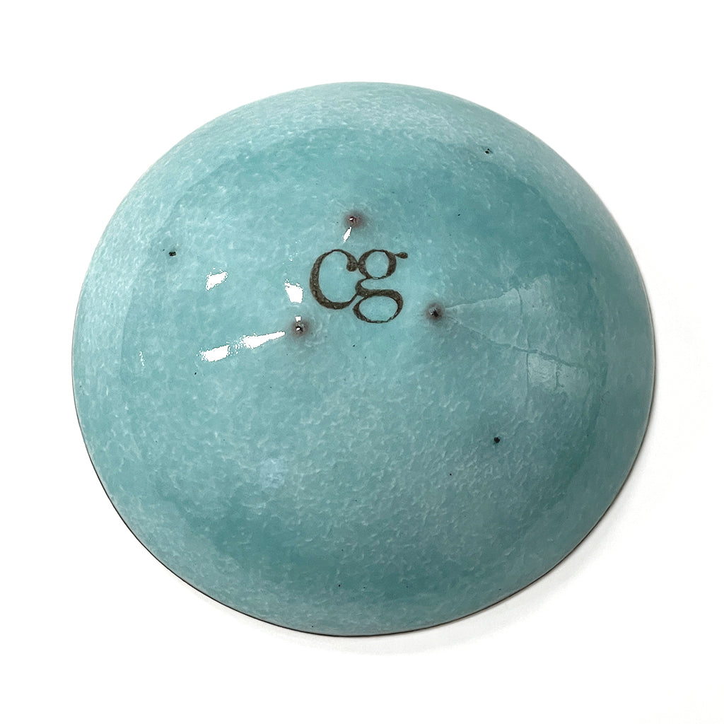 Exploding Flower enamelware bowl