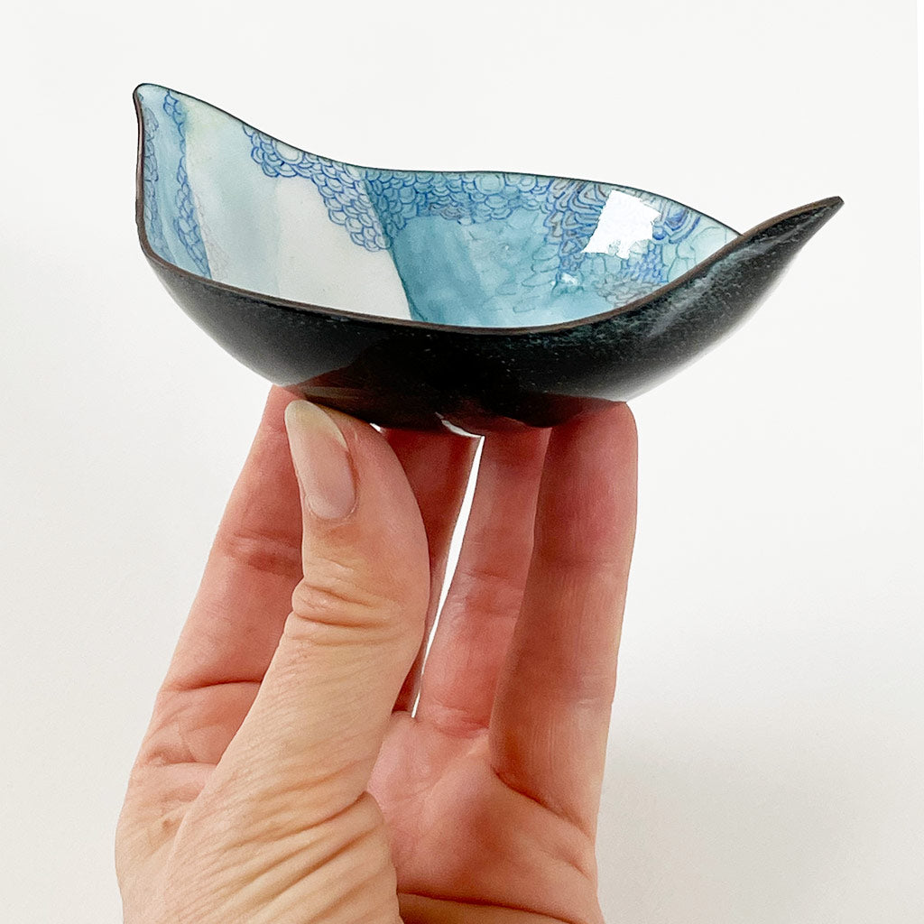 Landscape mini bowl, Ocean Gem