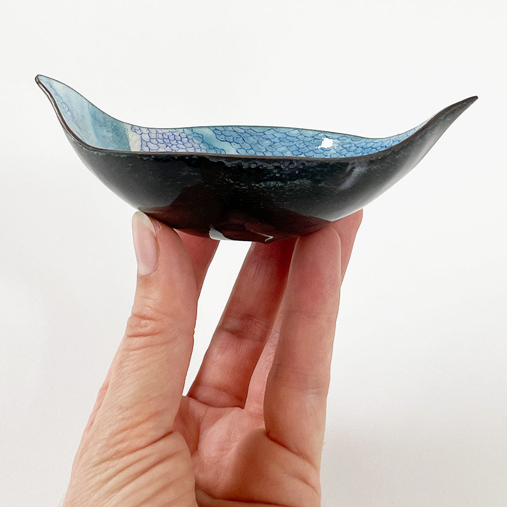 Landscape mini bowl, Ocean Gem