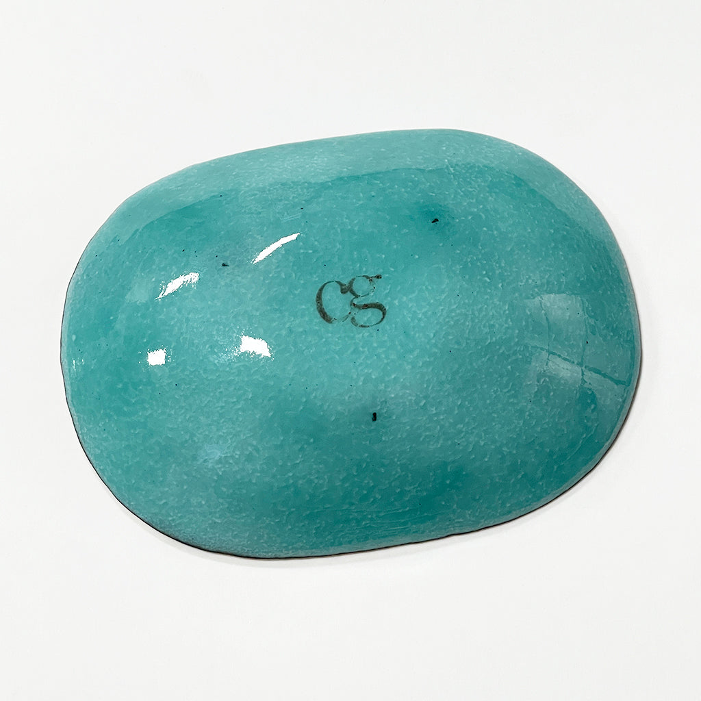 Poppy Flower enamelware bowl