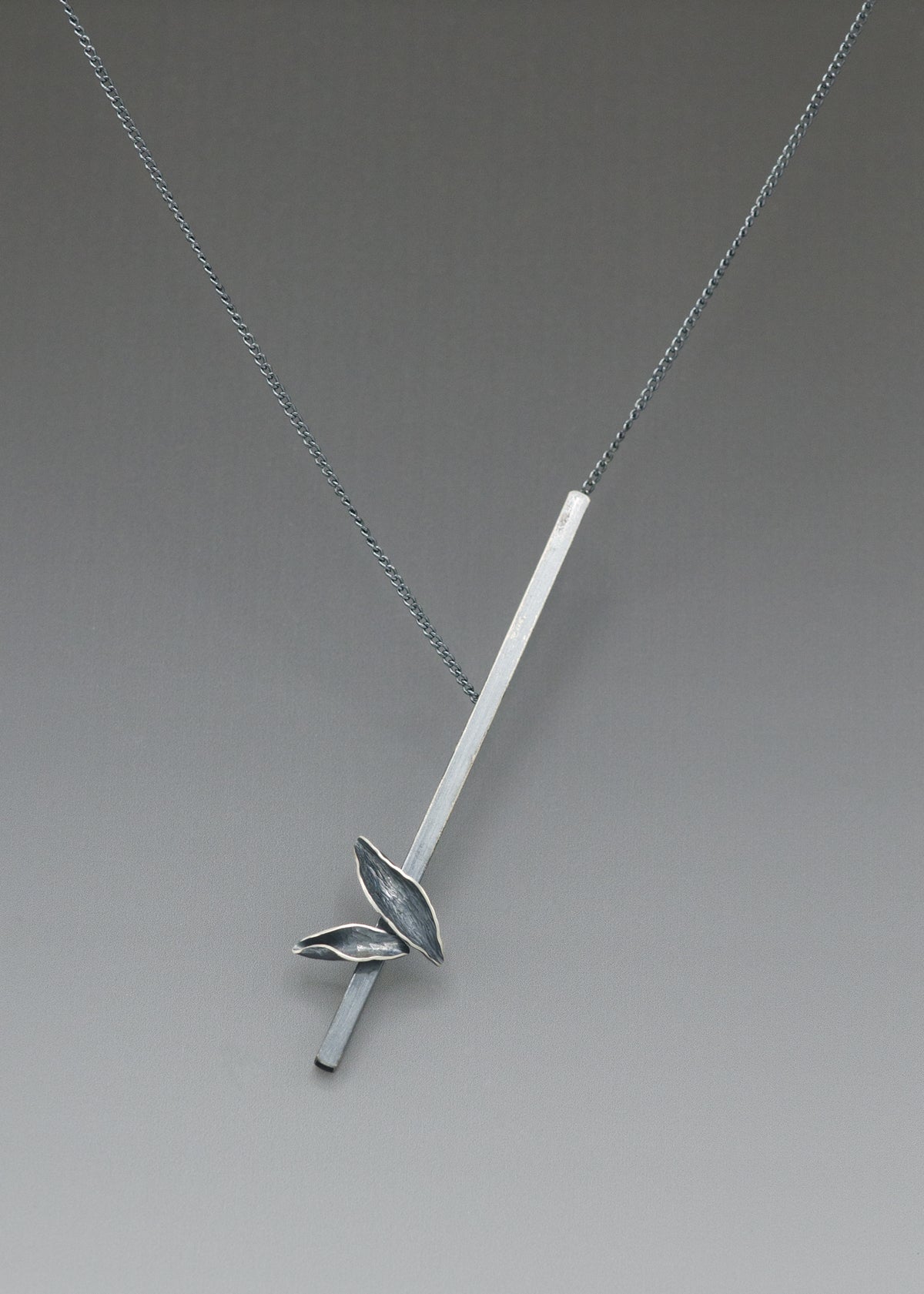 Asymmetrical Leaf Necklace