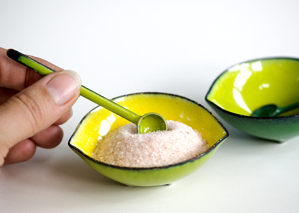 Citrus Bitty Bowl, copper enamelware