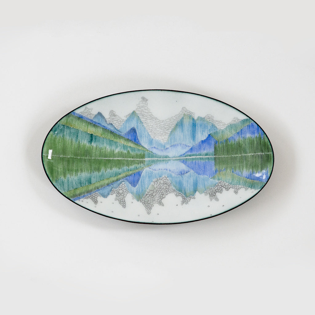 Reflect, enamel bowl