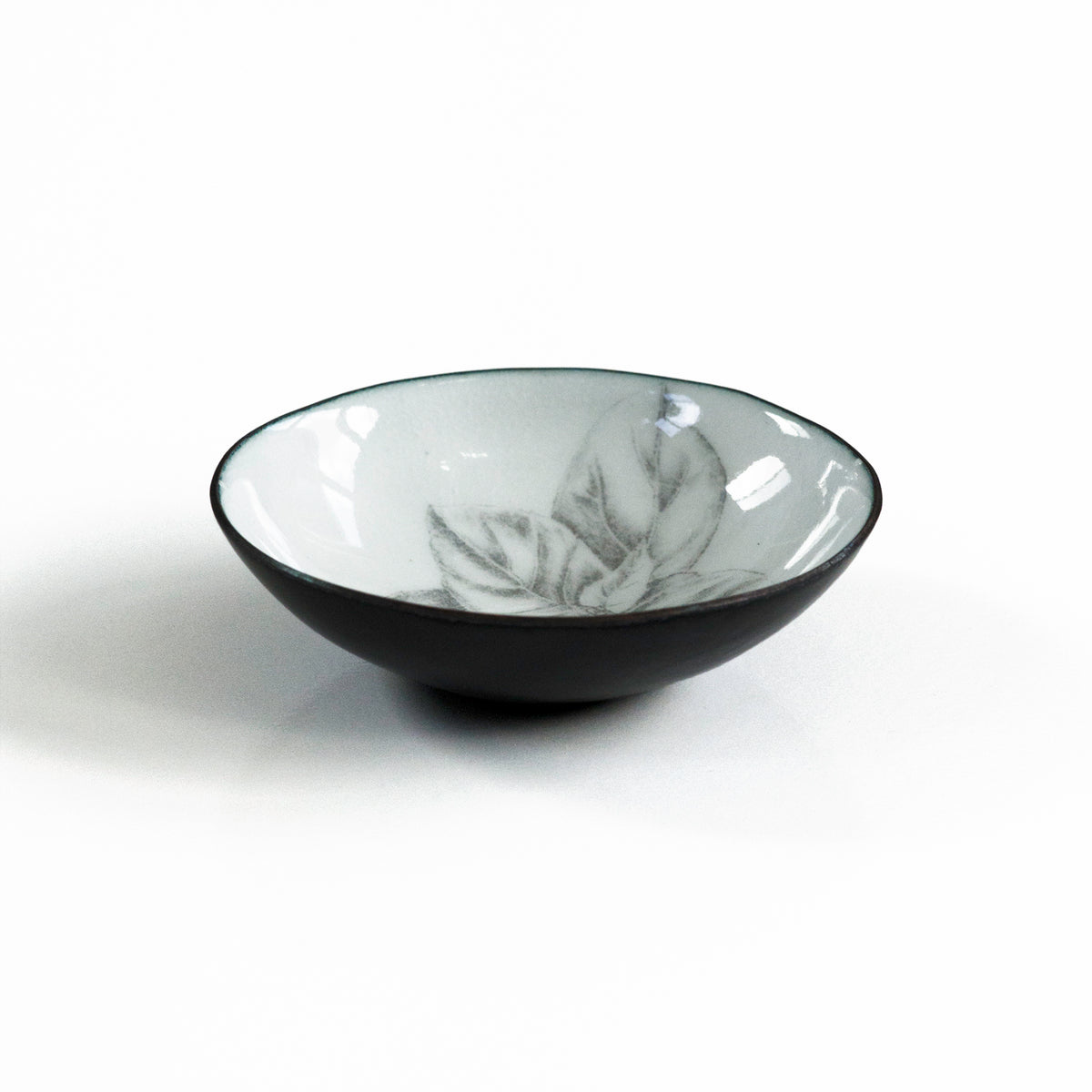 Herb Enamelware Bowls, handmade art gift for the kitchen