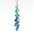 Blue Ombre Gradient Gemstone Necklace