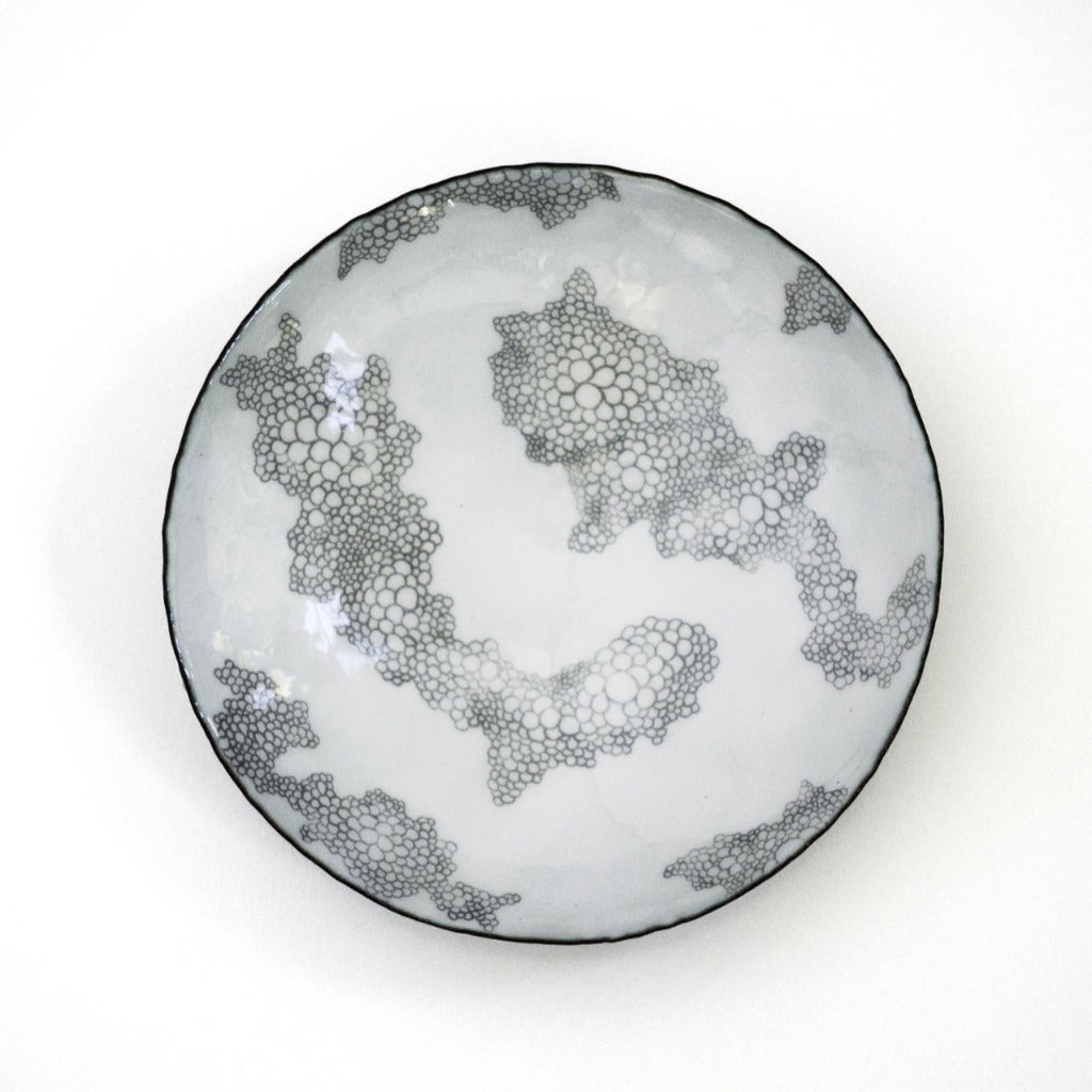 Bubbles Enamelware Graphite Bowl