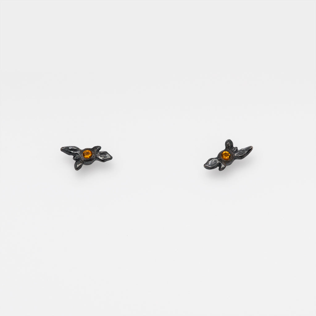 Tiny Succulent Gemstone (Birthstone) Earring