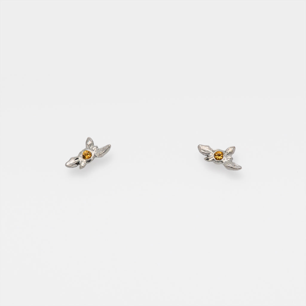 Tiny Succulent Gemstone (Birthstone) Earring