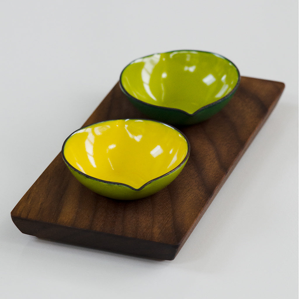 Citrus Bitty Bowl, copper enamelware