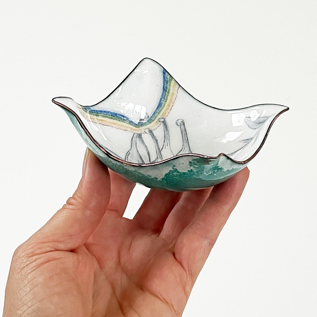 Columbine Wildflower Rainbow Bowl