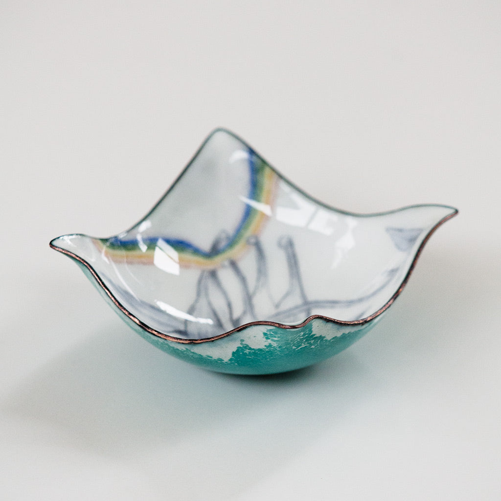 Columbine Wildflower Rainbow Bowl