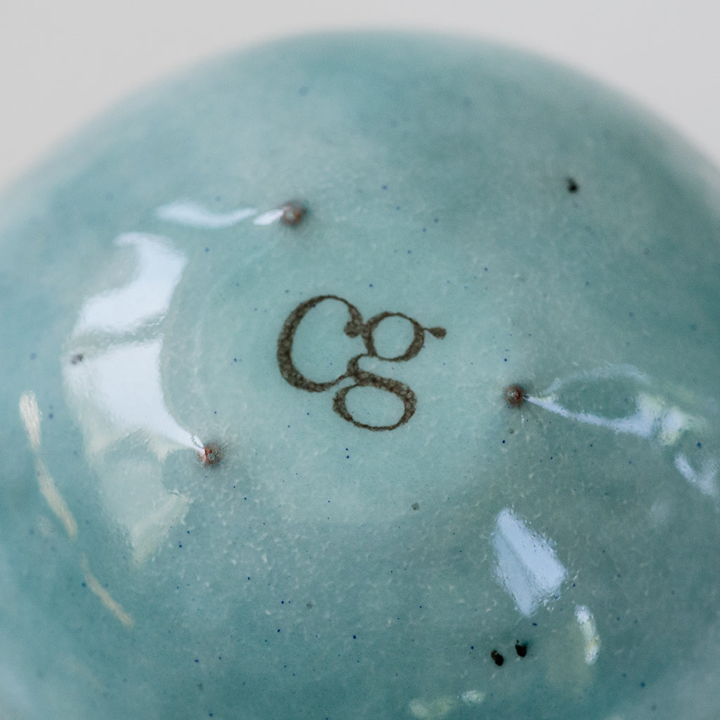 Rhody Crown Flower enamelware bowl