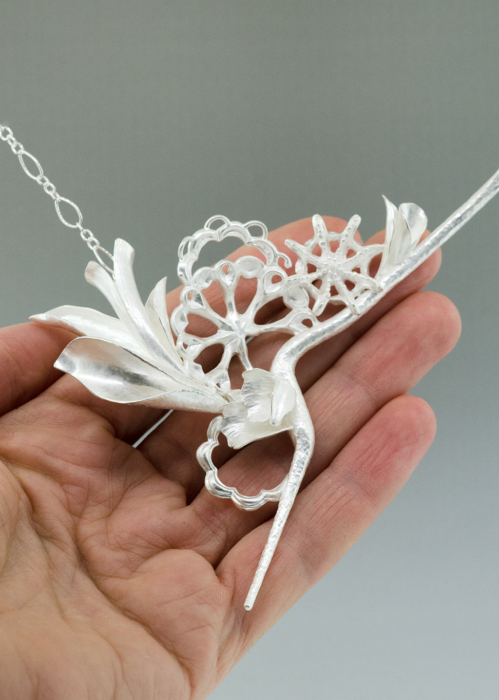 Day Bloom, one of a kind, power necklace