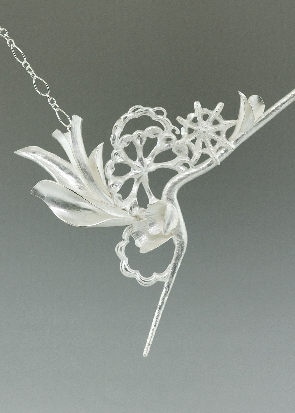 Day Bloom, one of a kind, power necklace