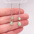Light Green Chalcedony Gemstone Earrings
