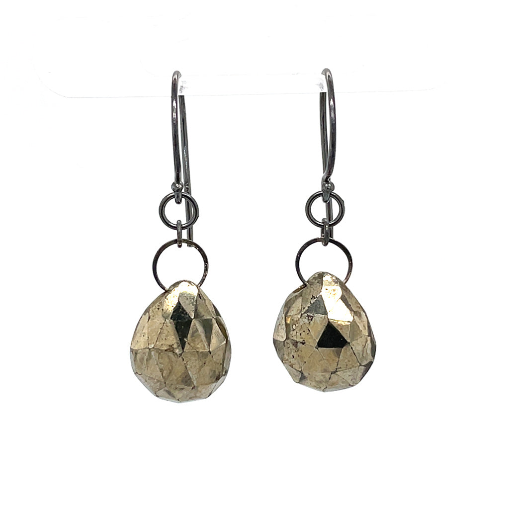 Pyrite Gemstone Earrings