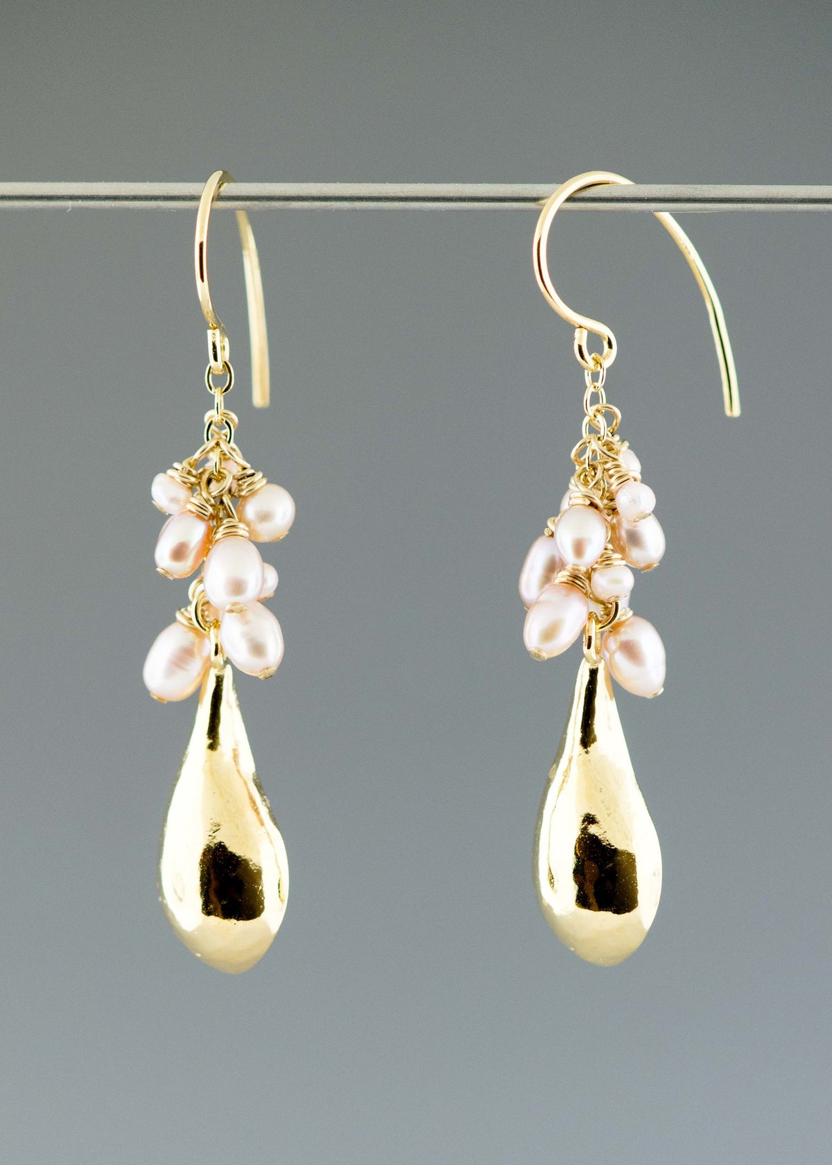 Small Drop with Pearl Earrings