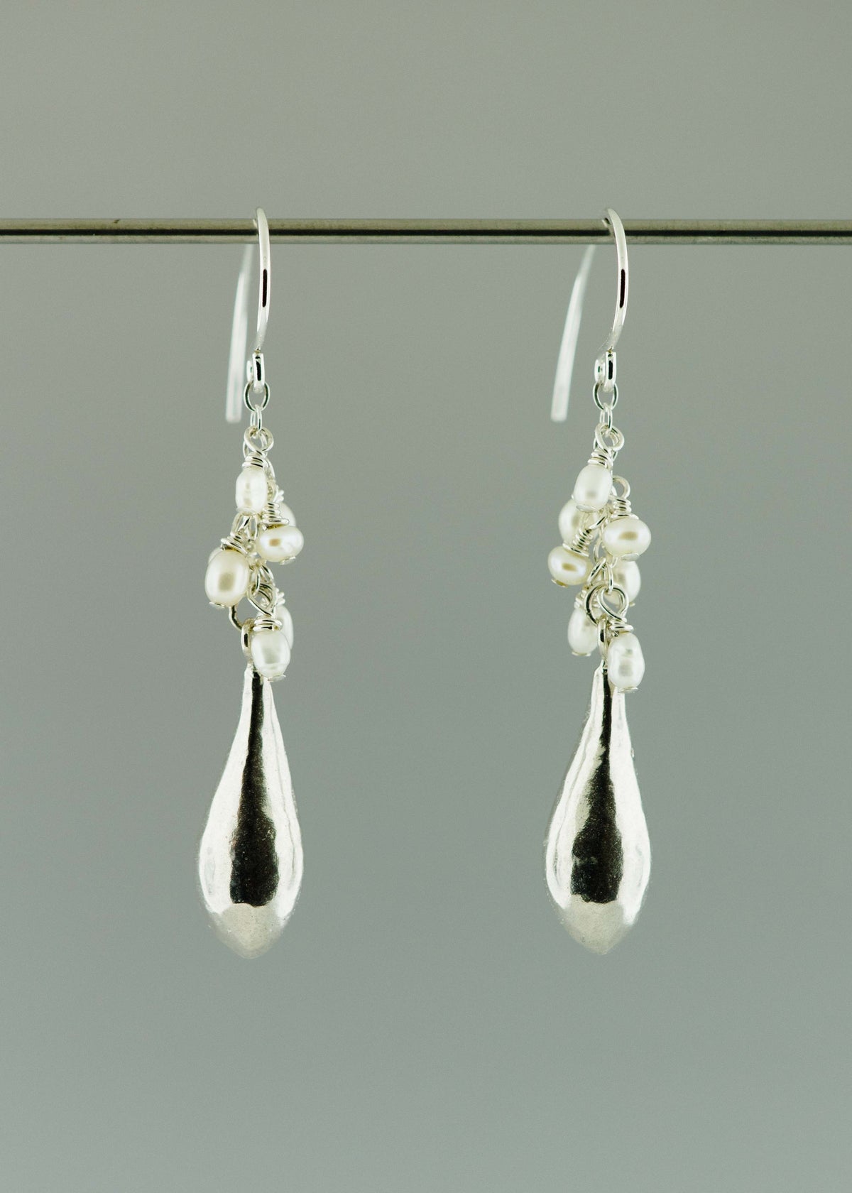 Small Drop with Pearl Earrings