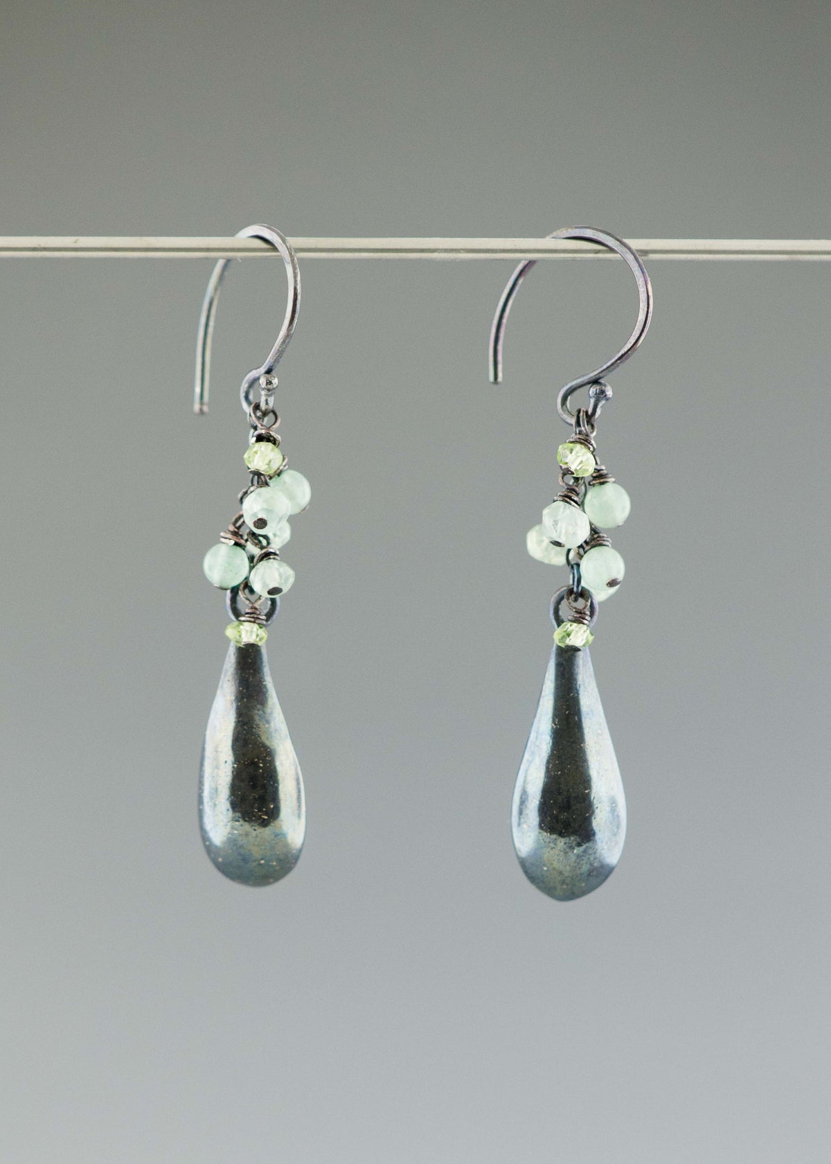 Small Drop with Gems Earrings