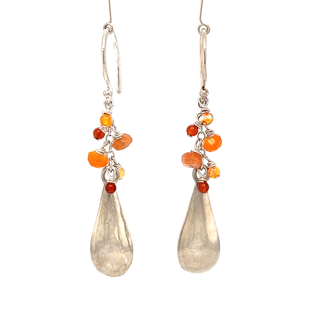 Small Drop with Gems Earrings