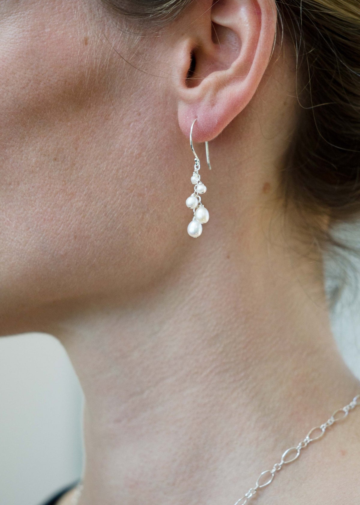 Pearl Cluster Earring