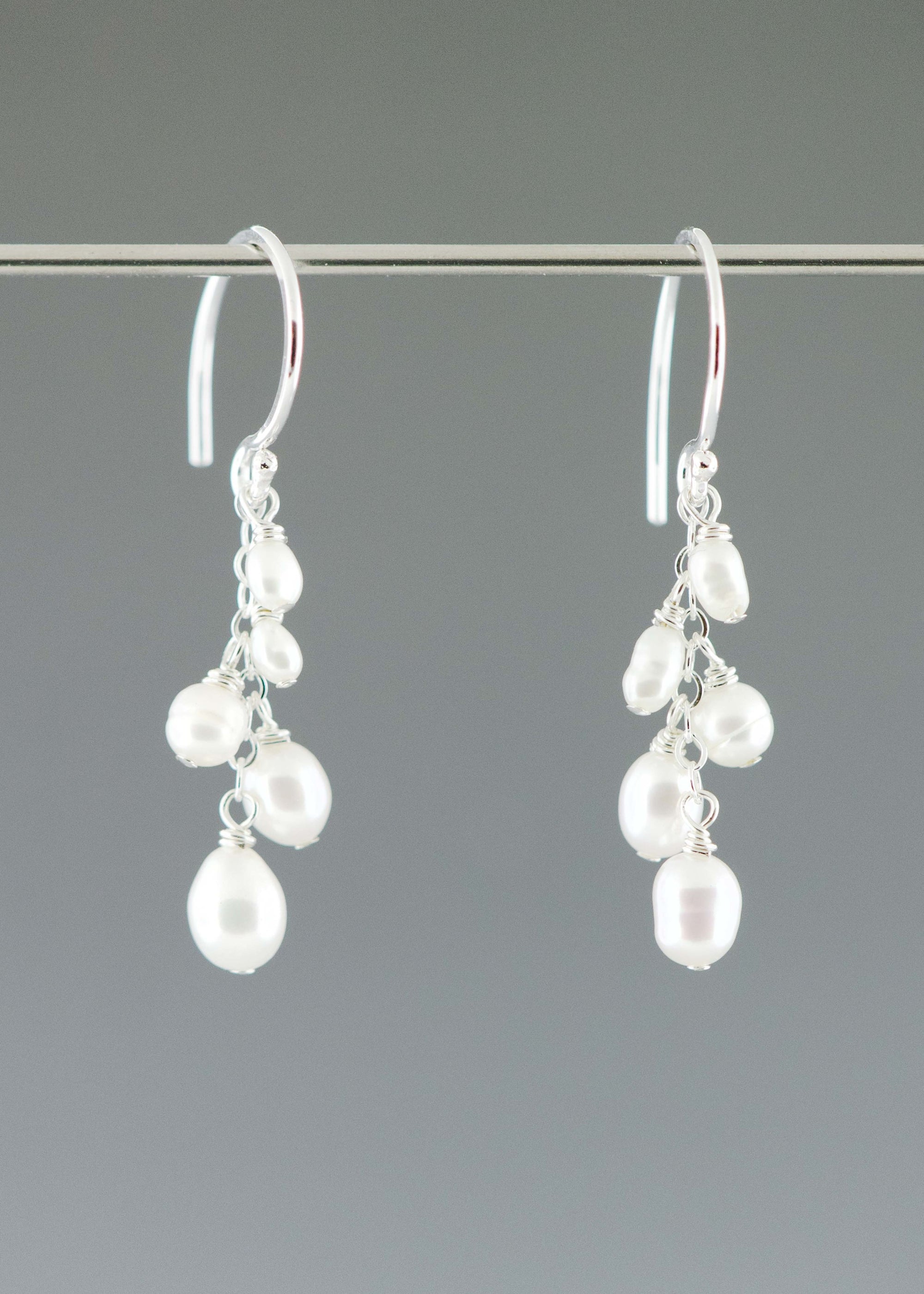 Pearl Cluster Earring