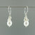 Perfect pearl dangle earring