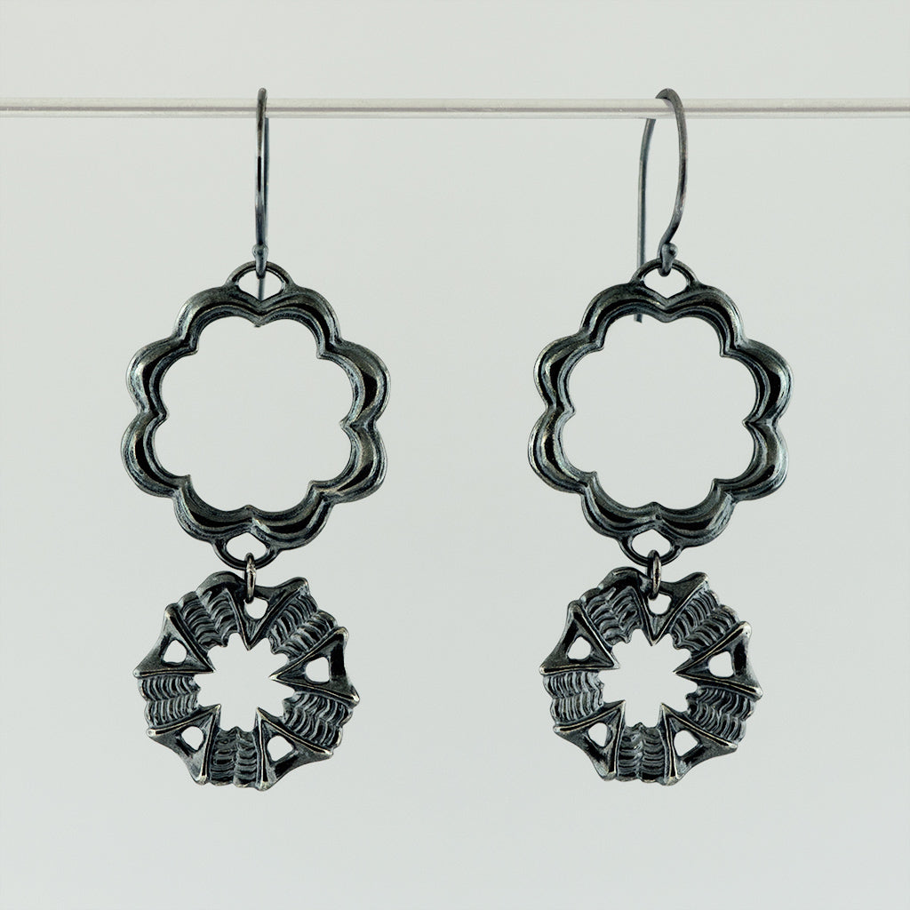 Double Siren Dangle Earring