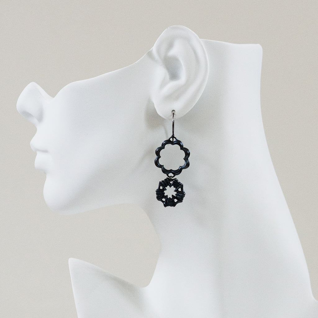 Double Siren Dangle Earring