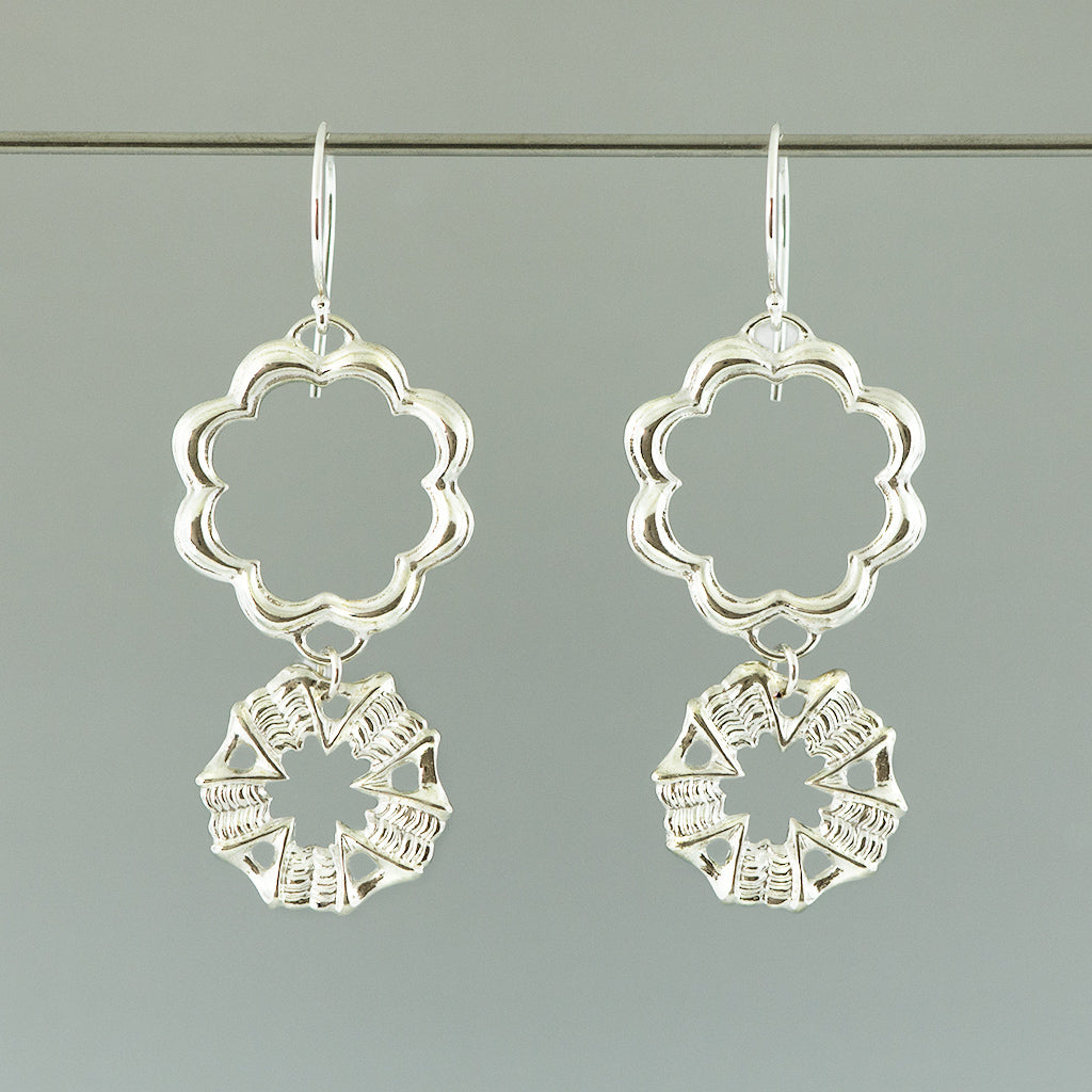 Double Siren Dangle Earring