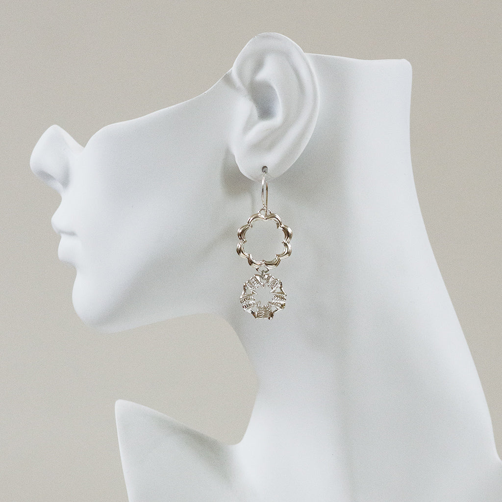 Double Siren Dangle Earring