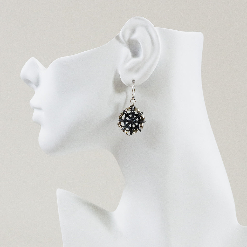 Siren Star Wheel Dangle Earring