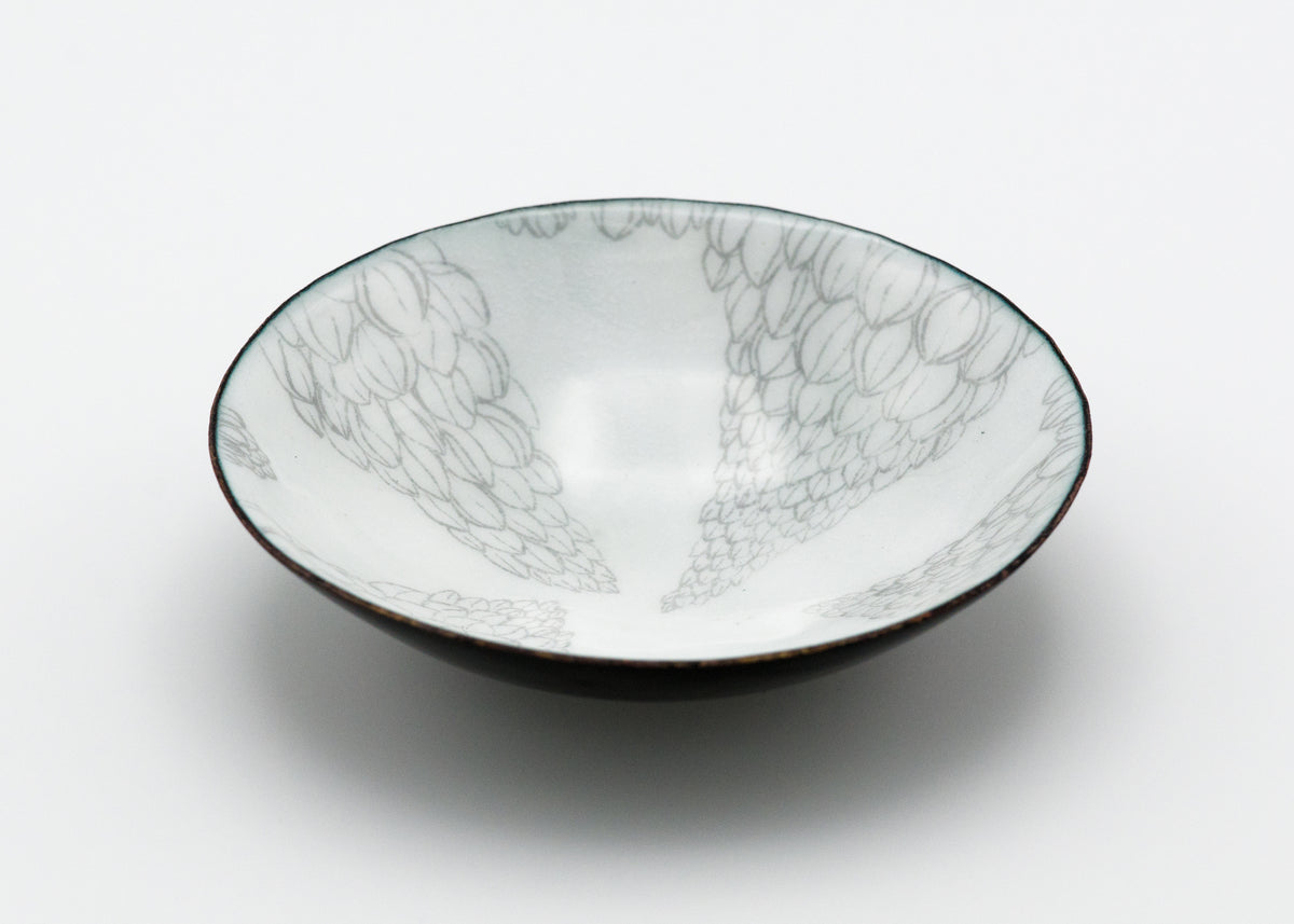 Flower Tower Enamelware Bowl