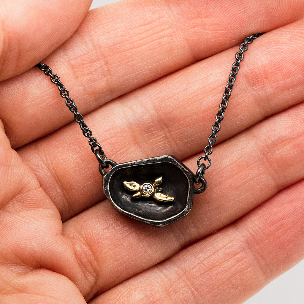 Strength Rock Necklace with Splendor (and diamonds!)