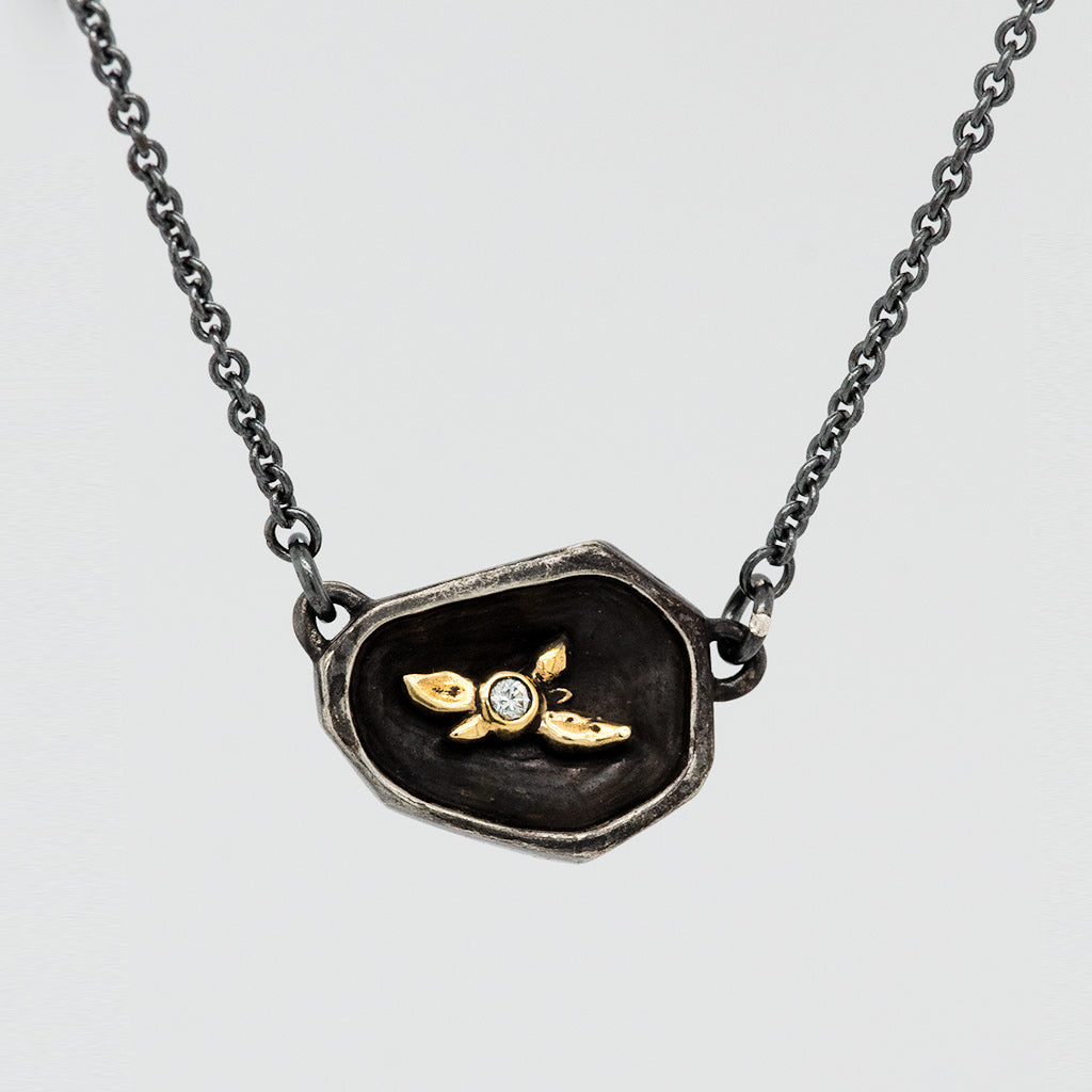 Strength Rock Necklace with Splendor (and diamonds!)