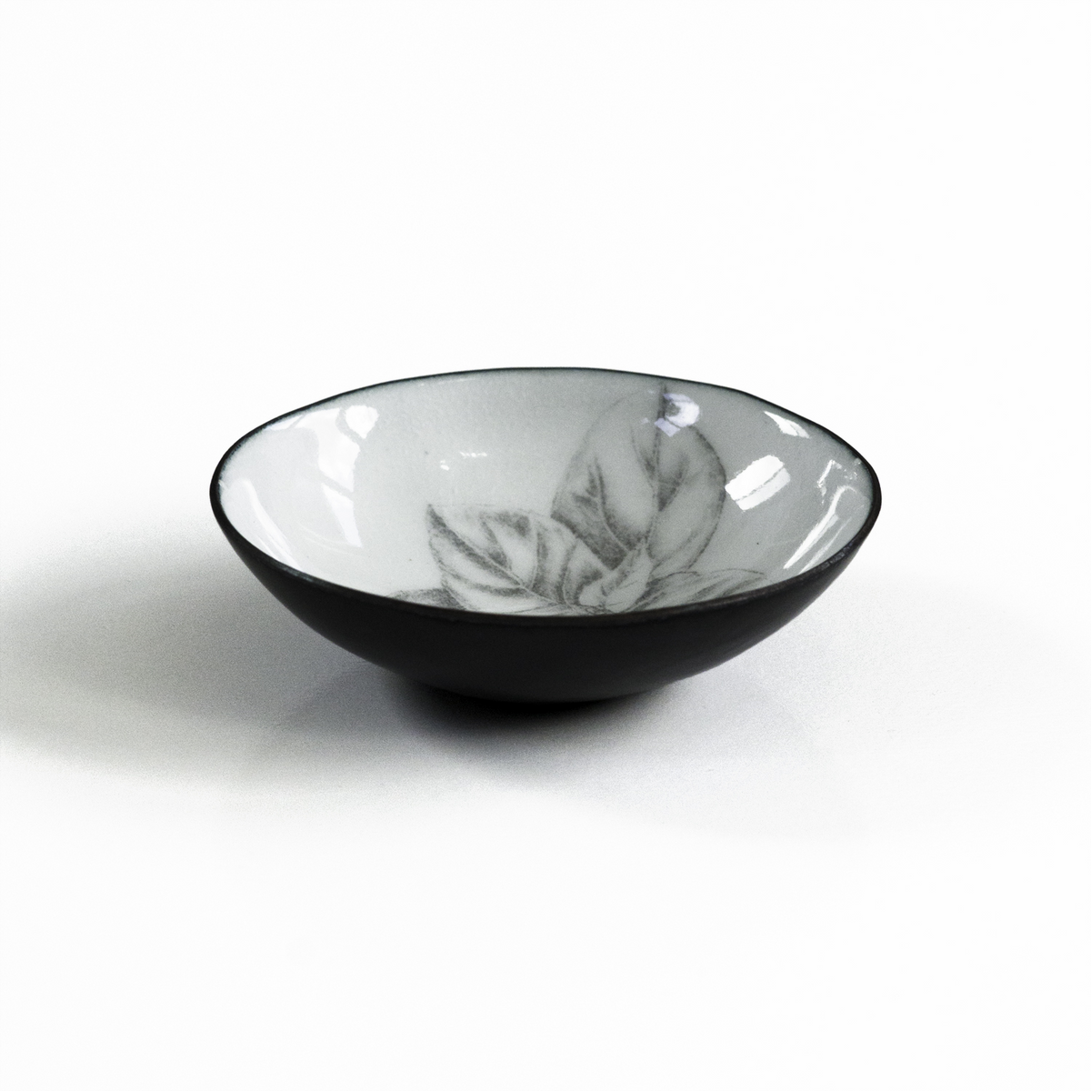 Herb Enamelware Bowls, handmade art gift for the kitchen