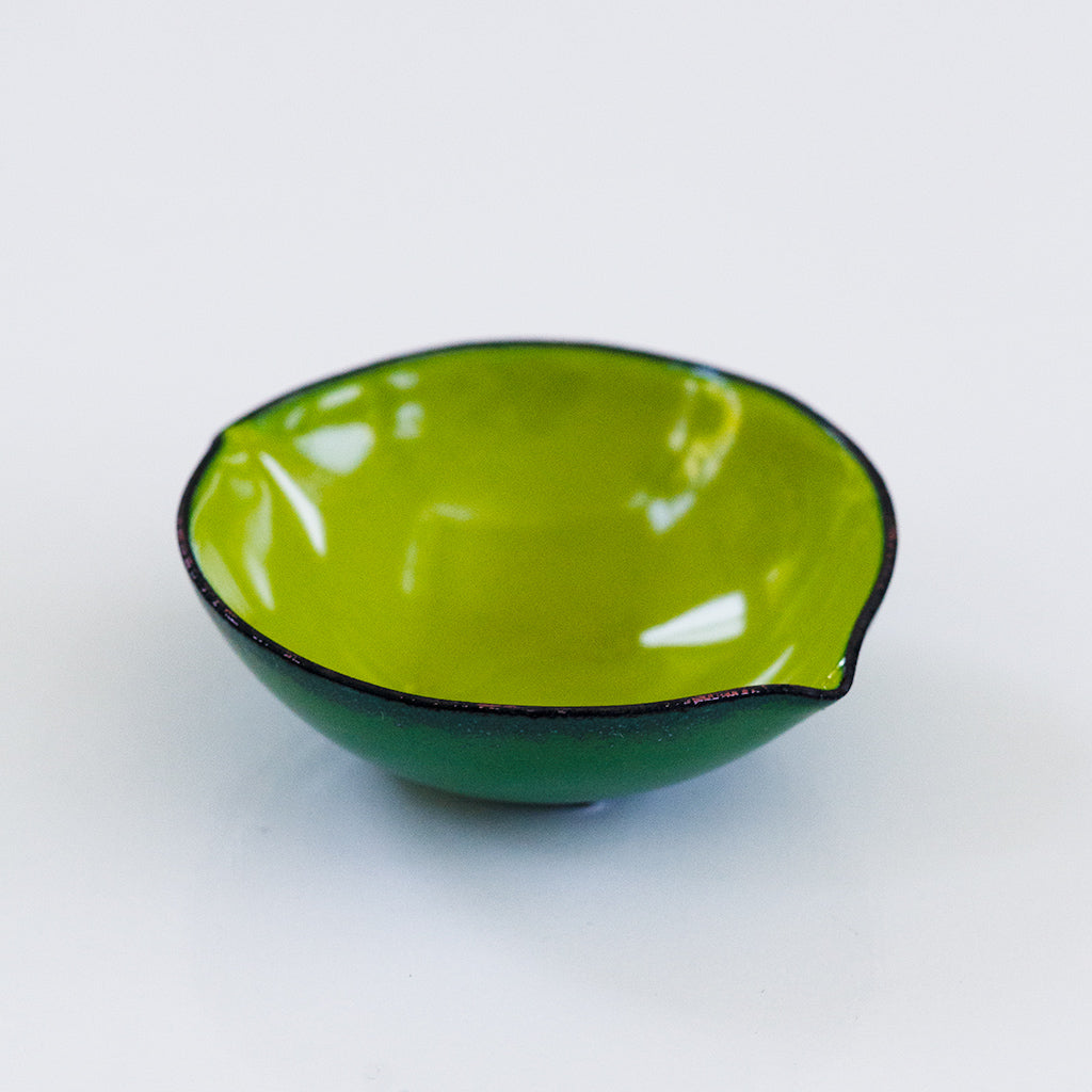 Citrus Bitty Bowl, copper enamelware