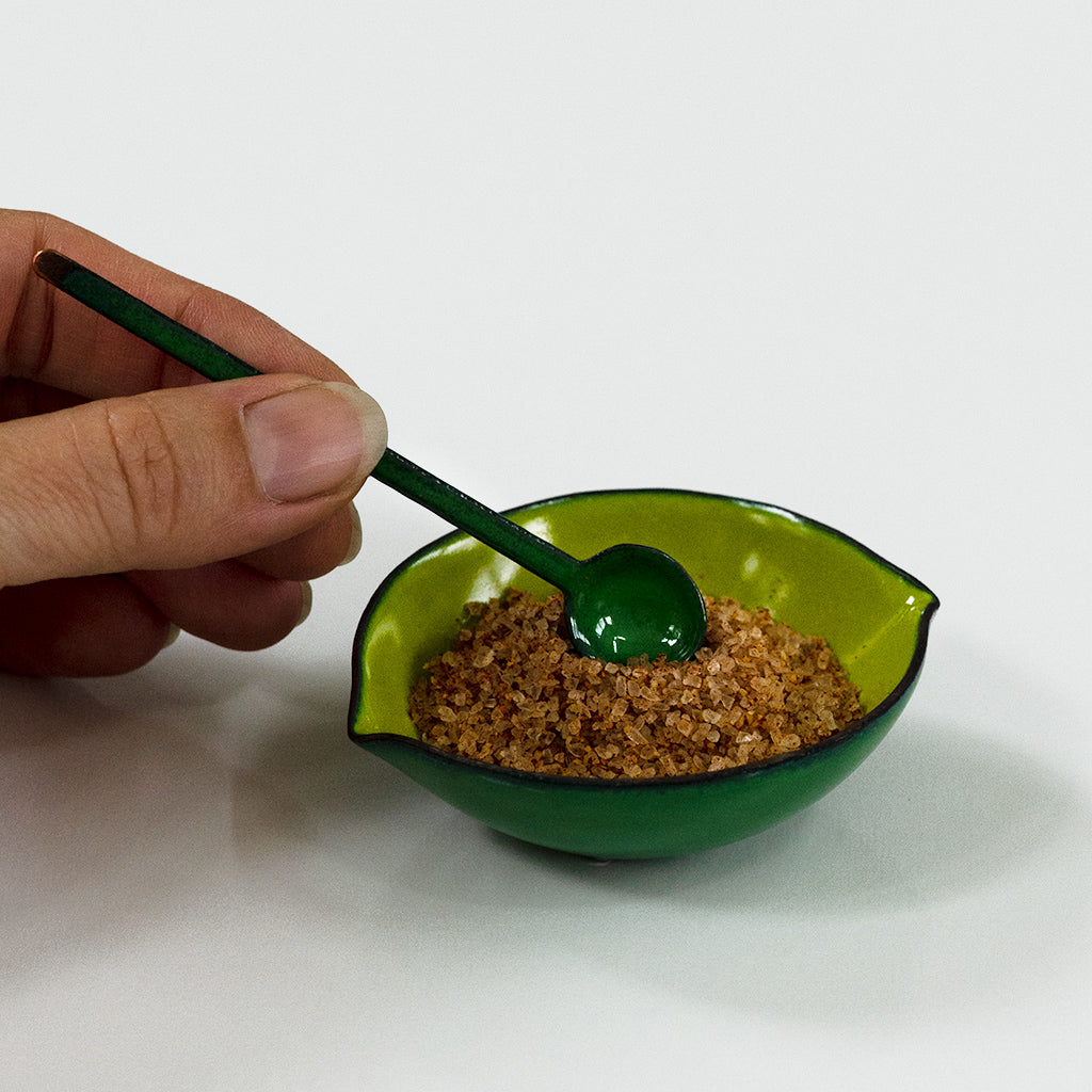 Citrus Bitty Bowl, copper enamelware