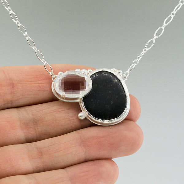 Beach rock necklace sales