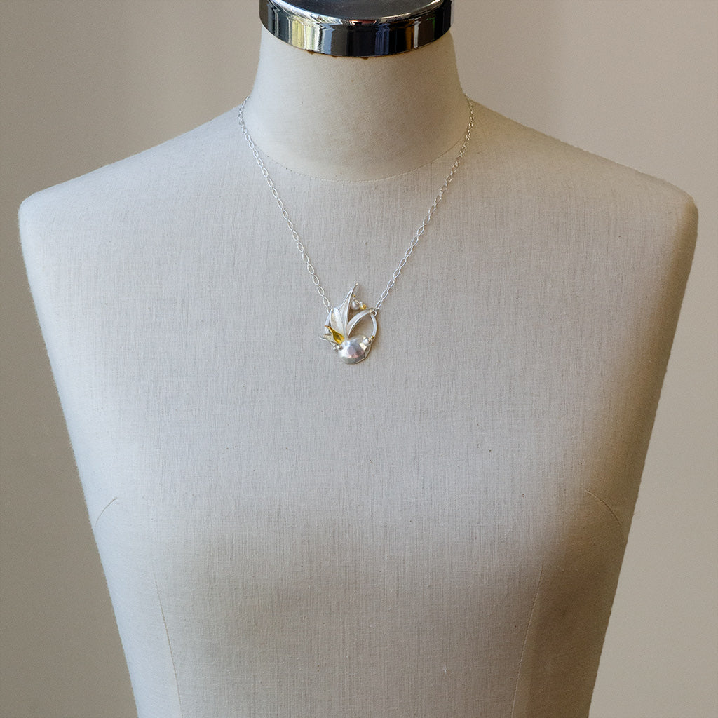 Thrive Silver and Gold Necklace