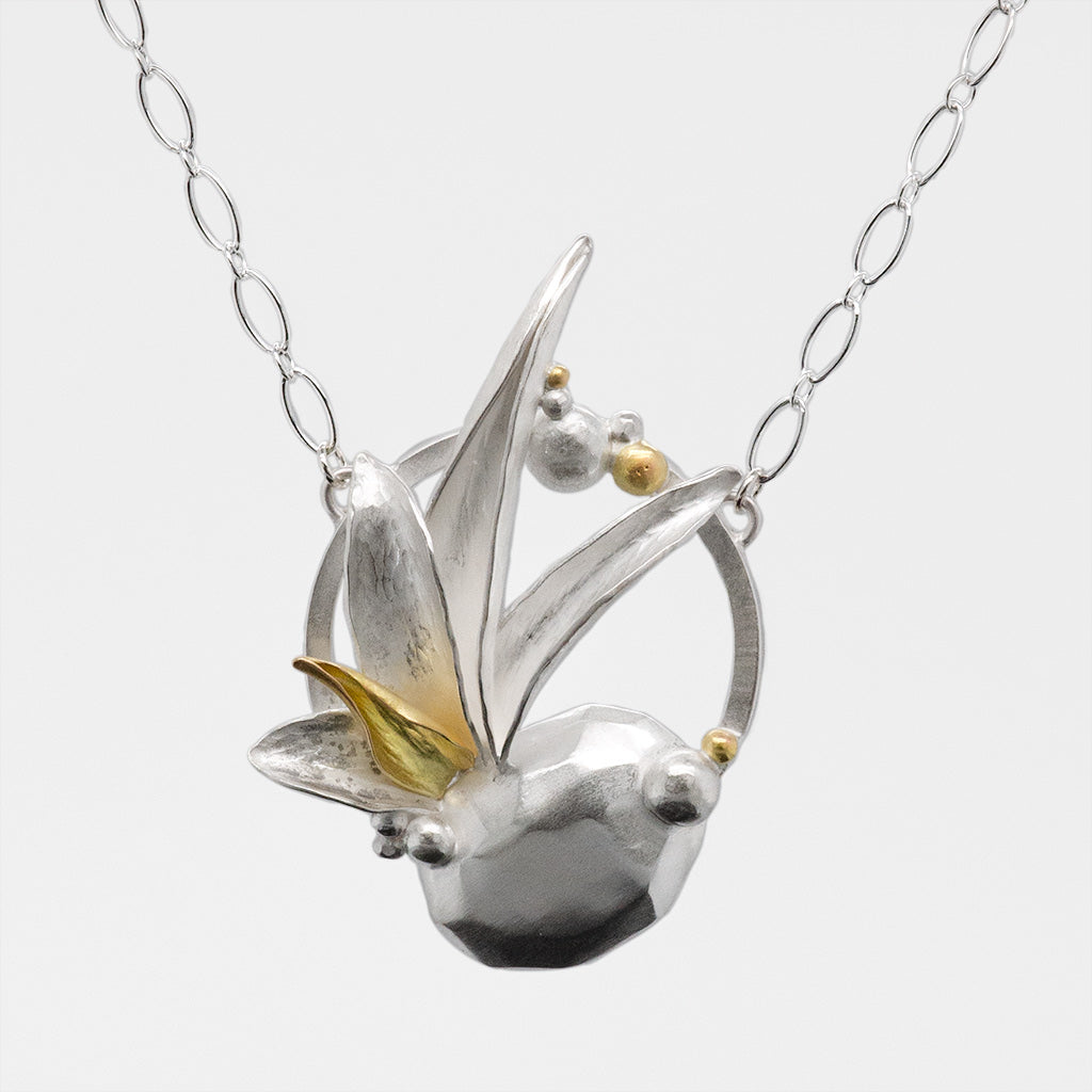 Thrive Silver and Gold Necklace