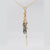 Moss Aquamarine Gold Necklace