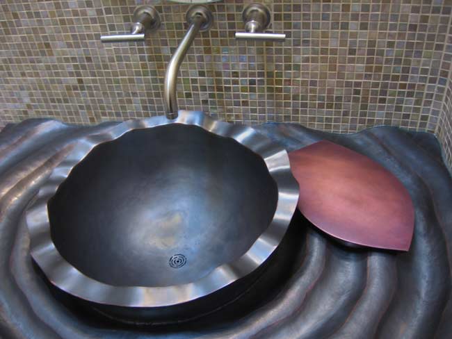 Powder room sink, Ohio