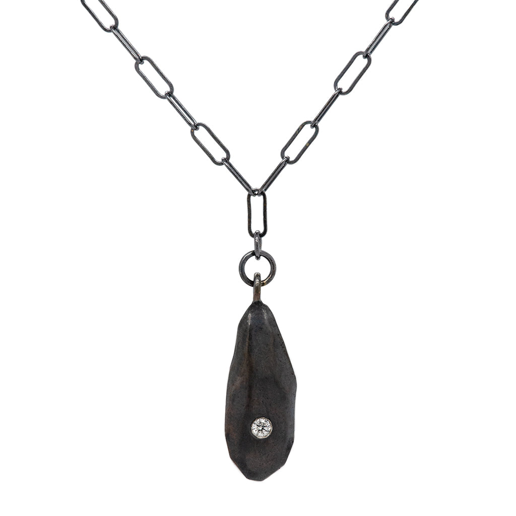 Amplified Strength Droplet Necklace (Diamond Rocklet)